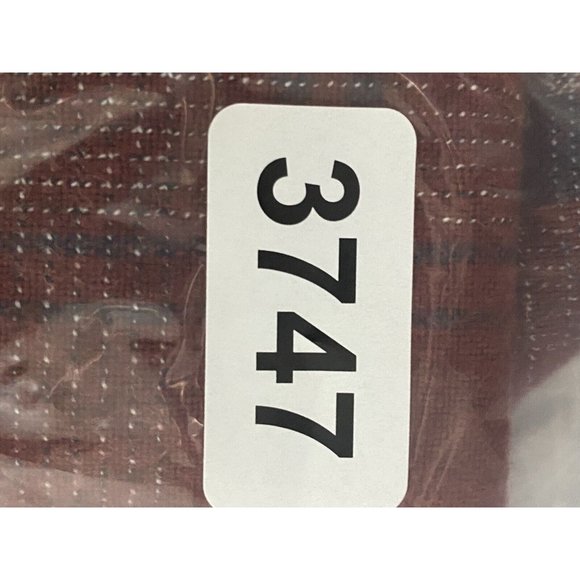 Vans Men’s Heavy Duty Flannel Red Maroon Shirt Long Sleeve Button Size Large - Picture 8 of 8